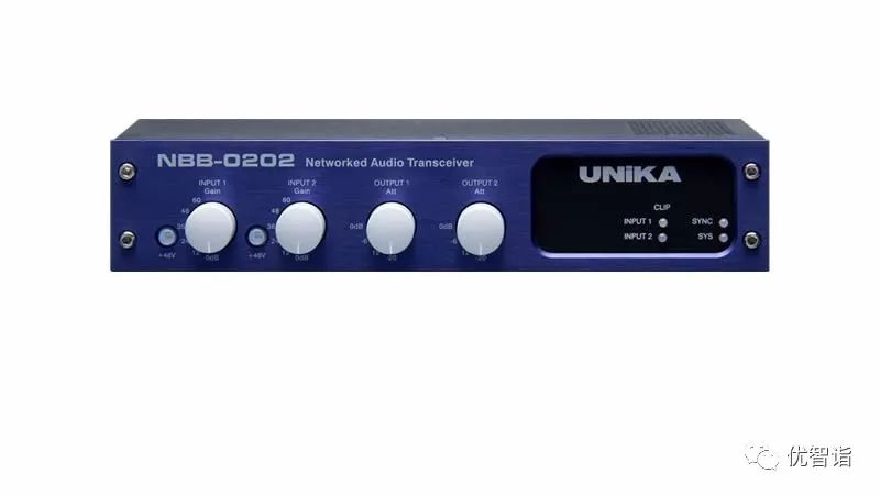 UNiKA NBB-0202 网路音频收发器(图1)