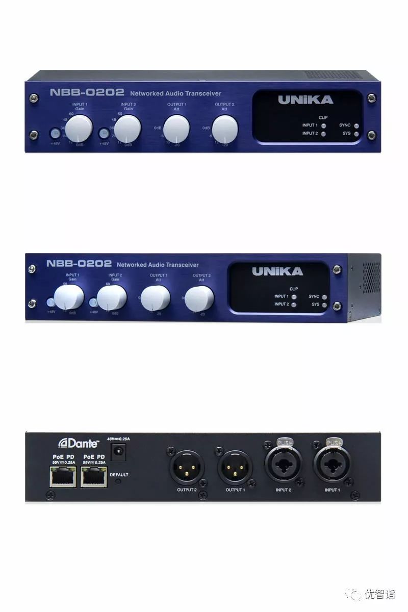 UNiKA NBB-0202 网路音频收发器(图2)